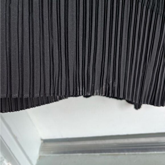 Nwt joie black sleeved fringe ribbed crossbody midi dress - Picture 6 of 7